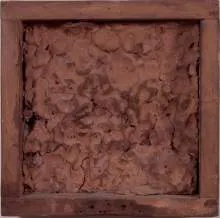 ROBERT RAUSCHENBERG, Pink Clay Painting (To Pete)