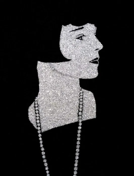 Vik Muniz, Pictures of Diamonds: Louise Brookes