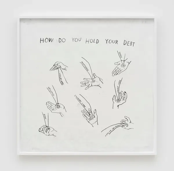 Christine Sun Kim, How Do You Hold Your Debt