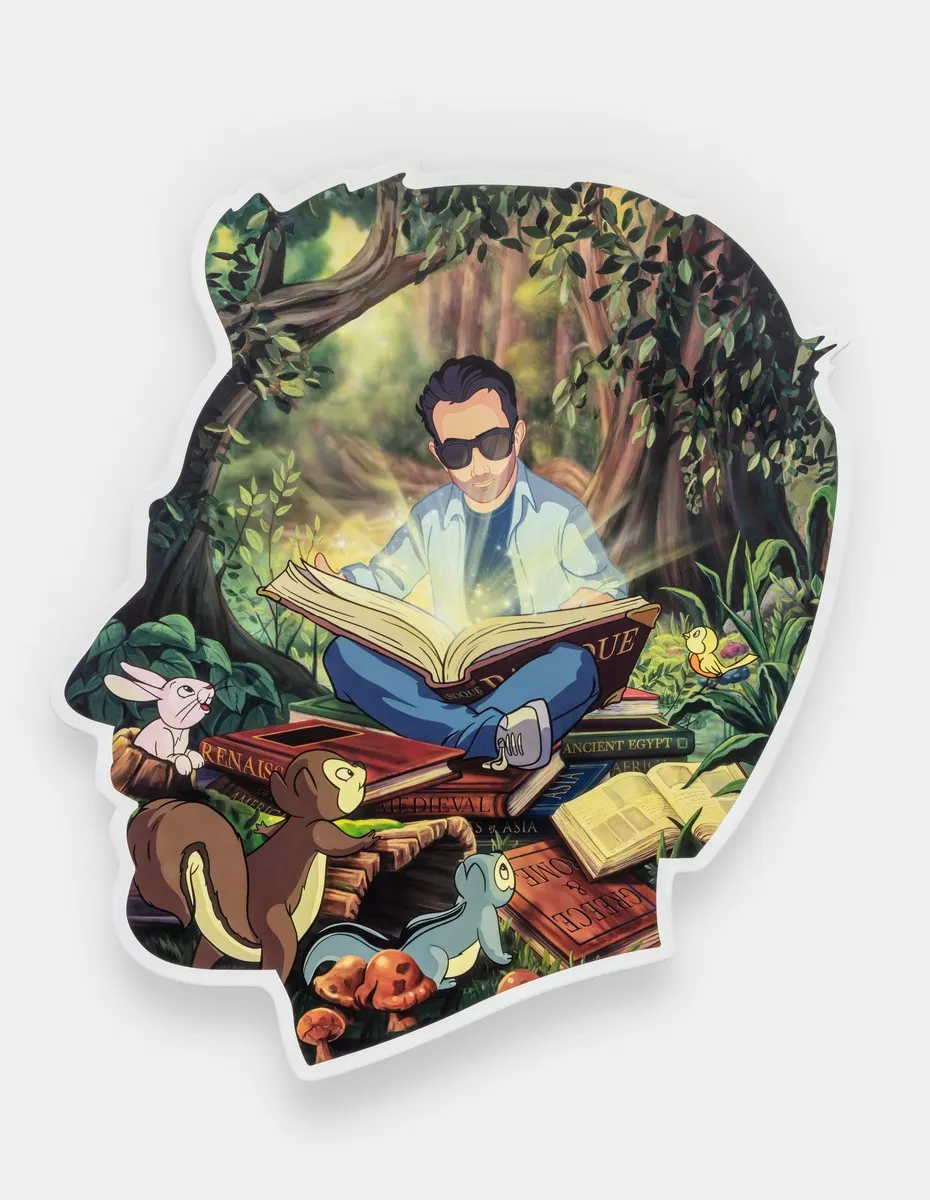 Alex Israel, Self Portrait (Enchanted Forest)