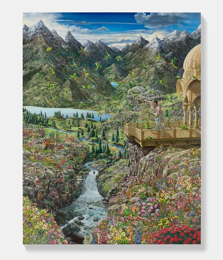 Raqib Shaw, That day in Xanadu when the birds were set free…