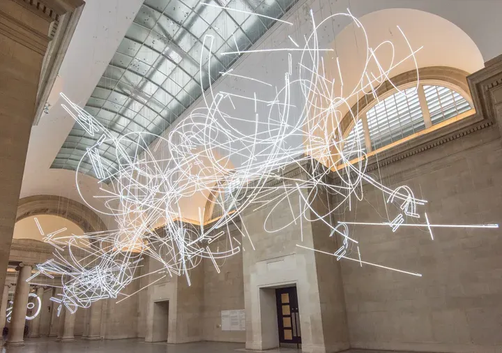 Cerith Wyn Evans, Forms in Space ... by Light (in Time)