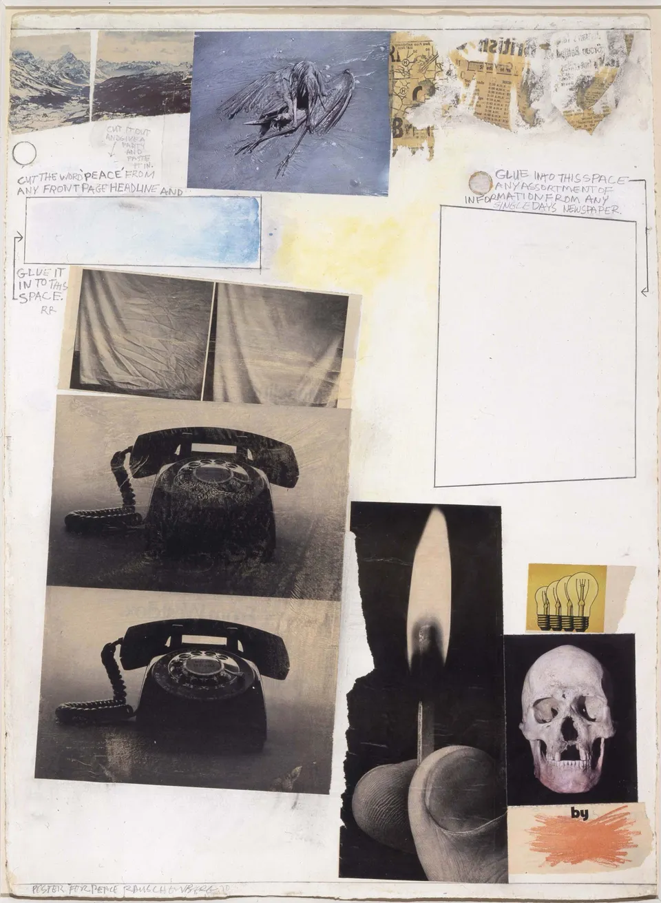 ROBERT RAUSCHENBERG, Poster for Peace
