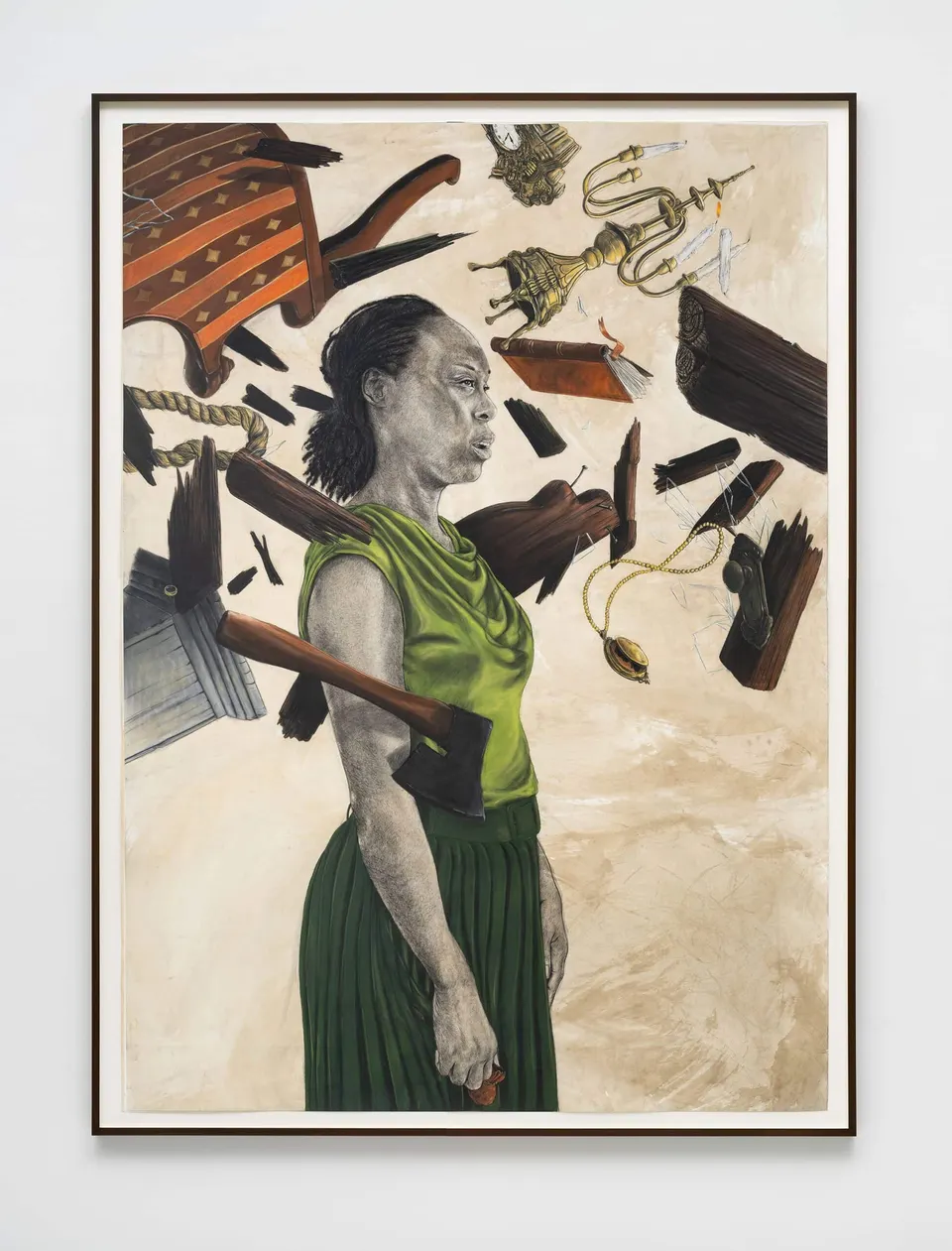Robert Pruitt, The widow Cherry dismantling the Master’s House