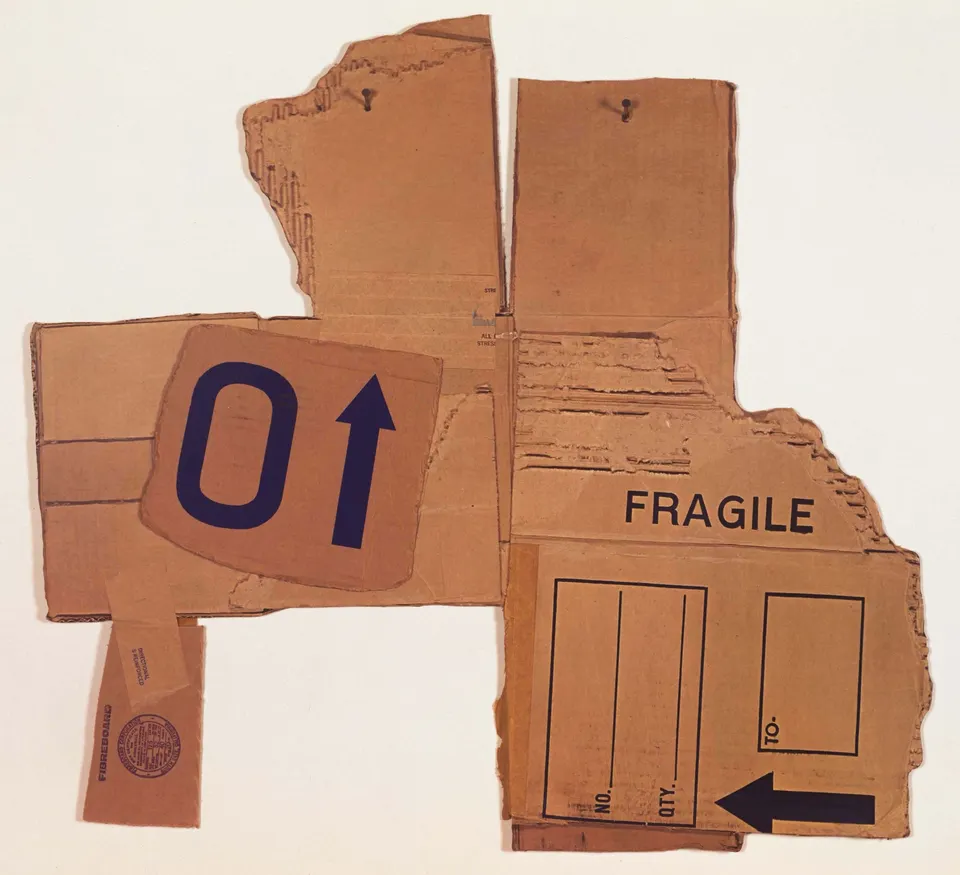 ROBERT RAUSCHENBERG, Cardbird VI