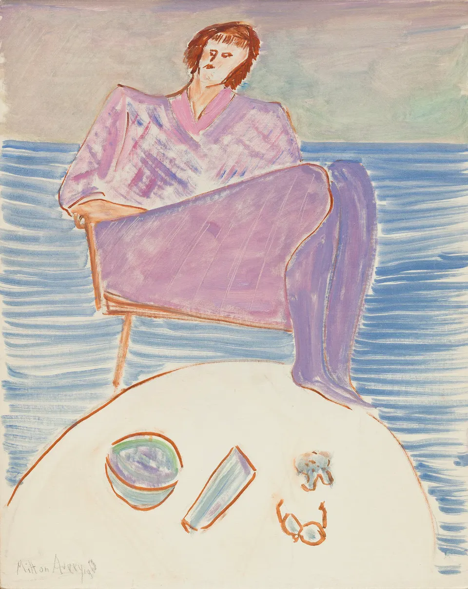 Milton Avery, Lavender Girl