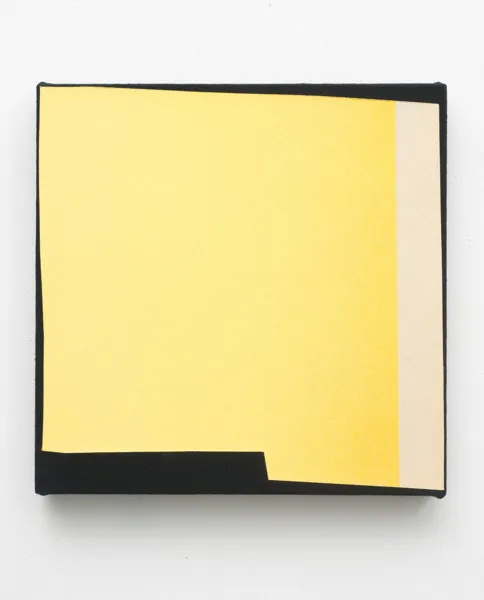 Kim Fisher, Magazine Painting (Yellow with Margin)