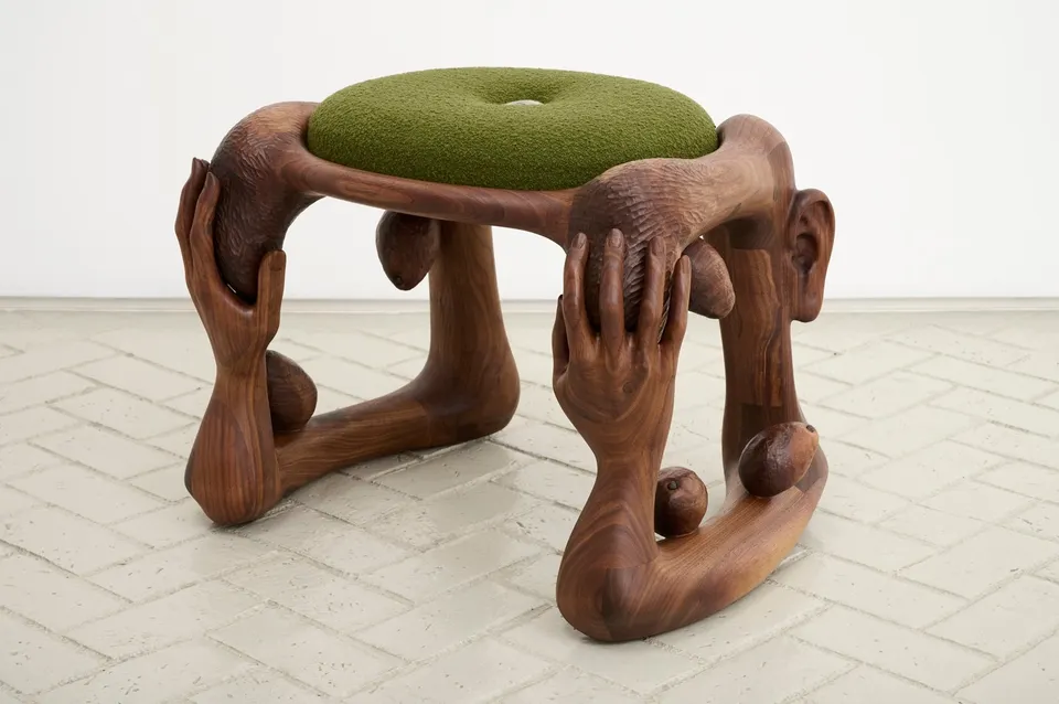 Vincent Pocsik, Stool with Avocados Hands and Ears
