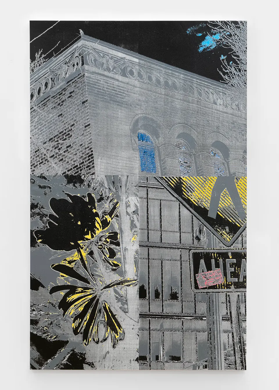 Kahlil Robert Irving, Memorial Flowers, “but we rode the bus everywhere | “She used to live close!”{We saw all the walking signs - Bumper Stickers? (Stains)}]