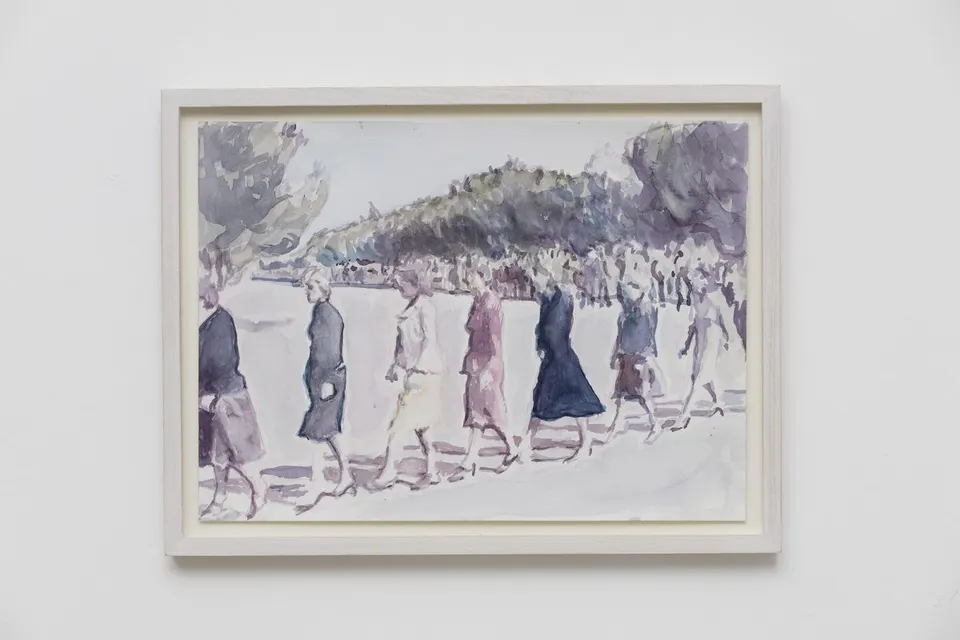 Adrian Paci, the procession