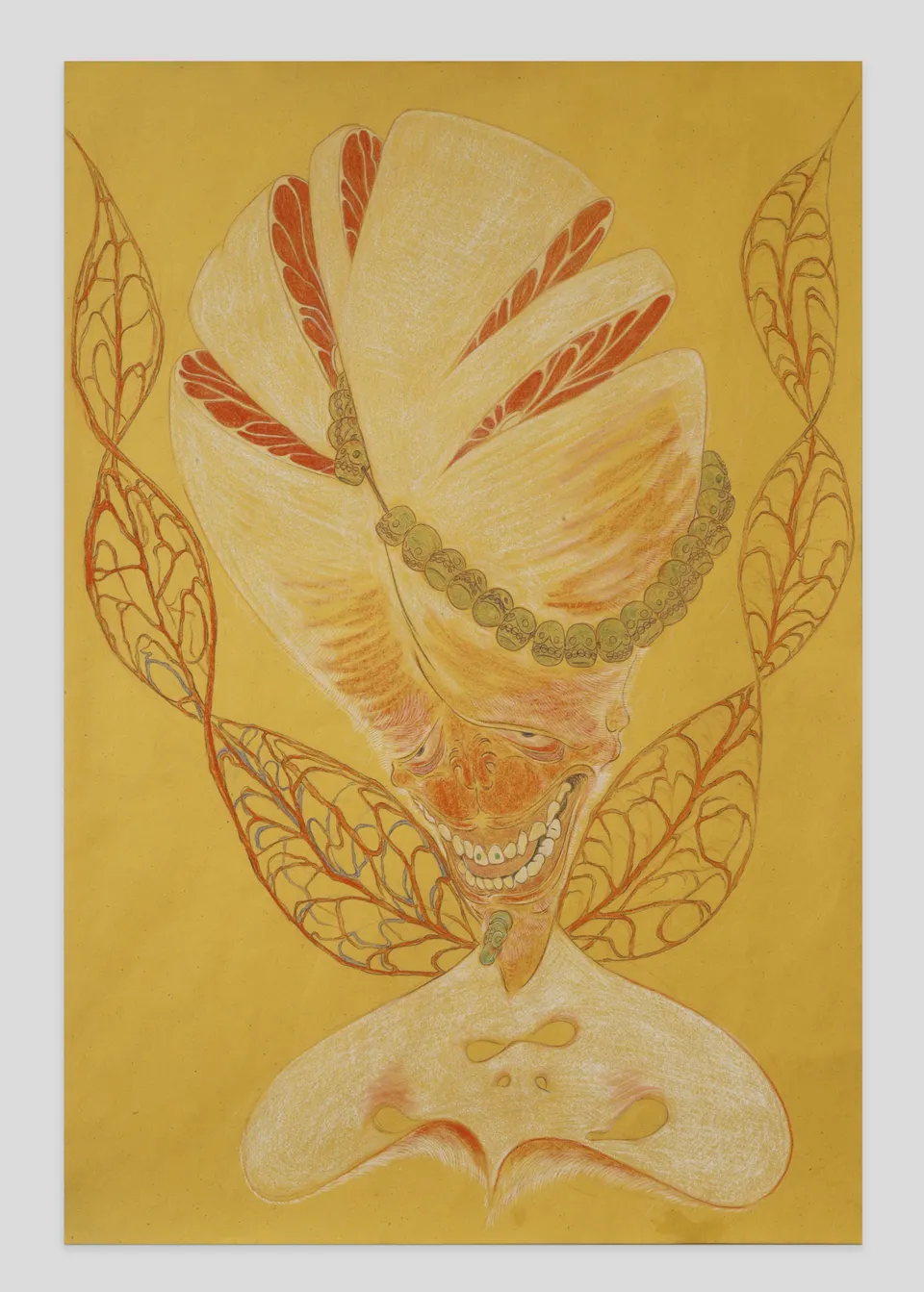 Javier Barrios, "Atavíos de venas, carne y piedra verde" de la serie Danza de Huichilobos