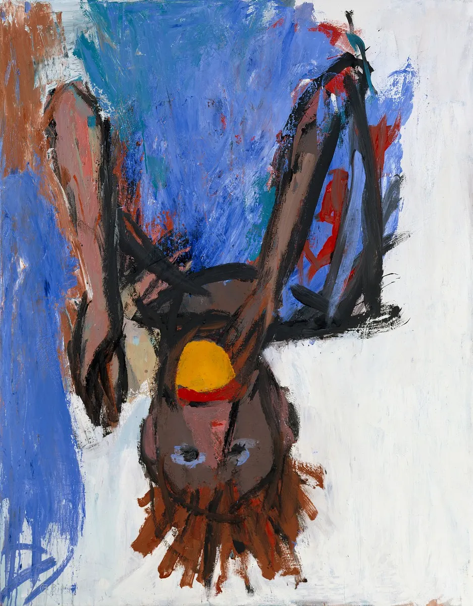 GEORG BASELITZ, Orangenesser (IX) (Orange Eater [IX])