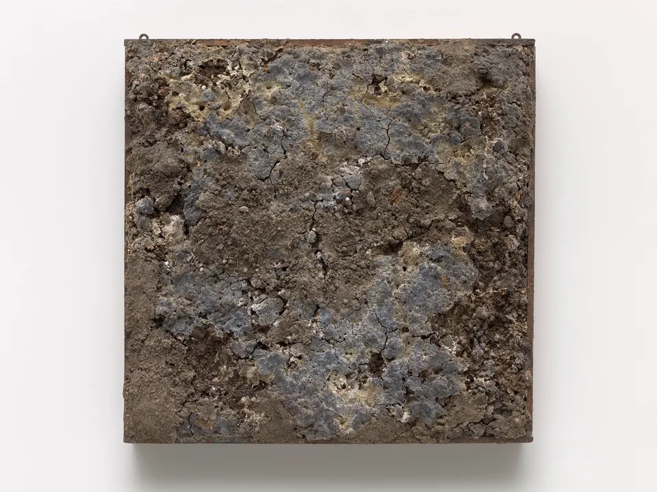 ROBERT RAUSCHENBERG, Dirt Painting (for John Cage)