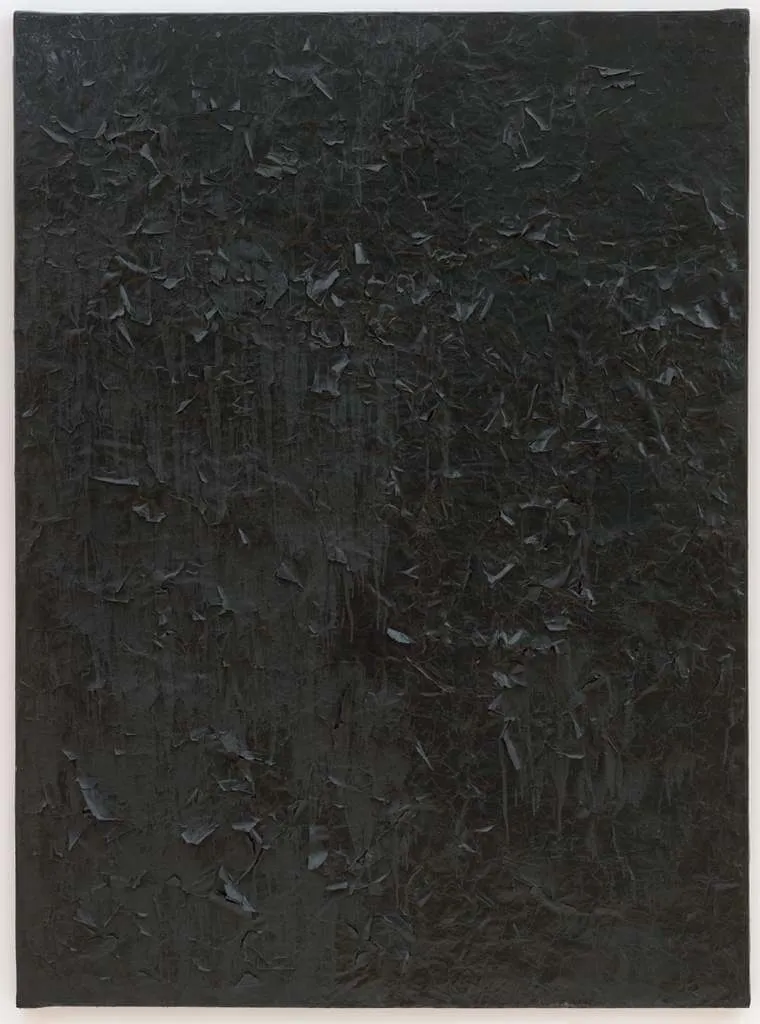ROBERT RAUSCHENBERG, Untitled [glossy black painting]