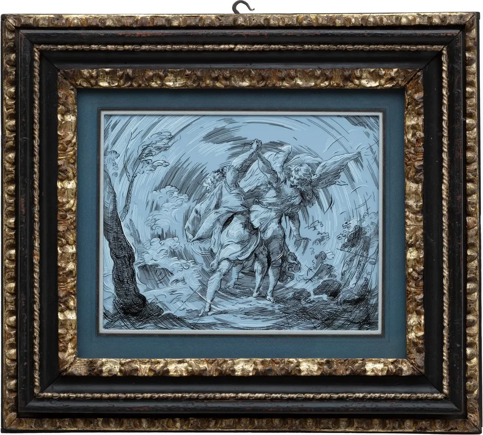 Glenn Brown, Drawing III (after Novelli)