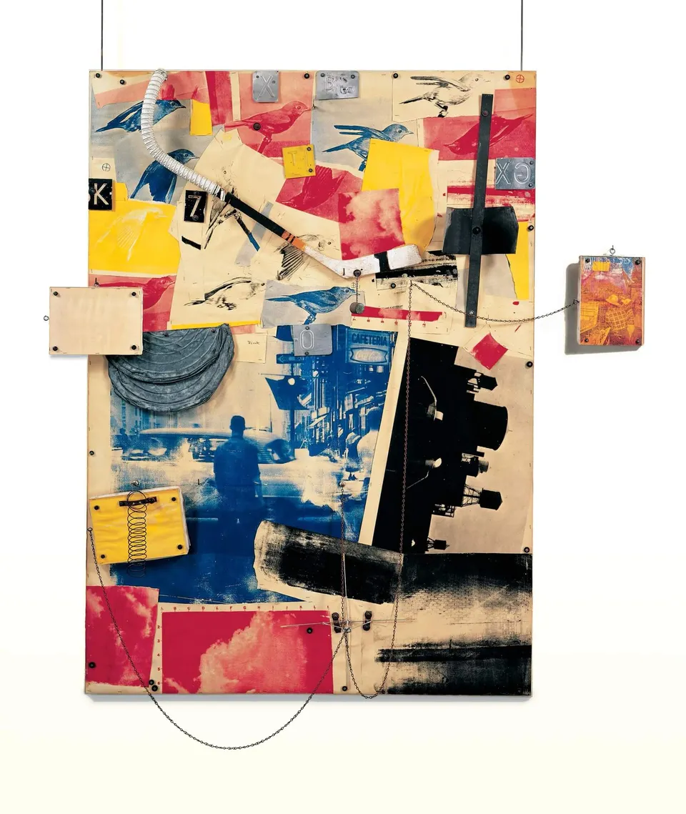 ROBERT RAUSCHENBERG, N.Y. Bird Calls for Öyvind Fahlström