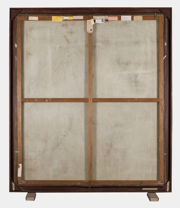 Vik Muniz, verso (back of the painting): samba, after di cavalcanti