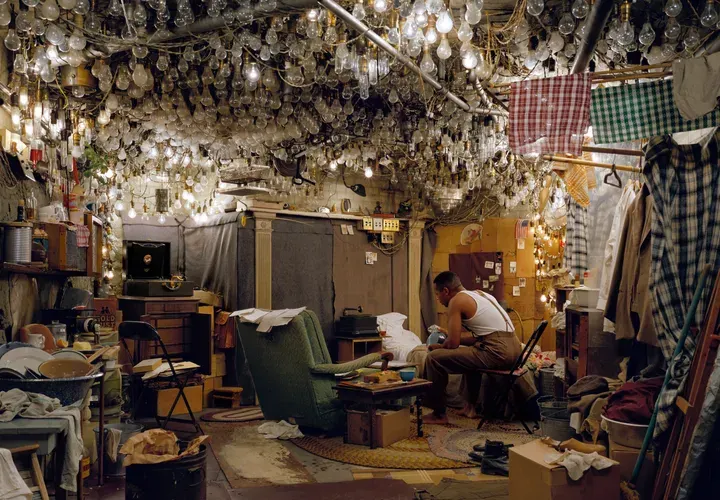 Jeff Wall, After 'Invisible Man' by Ralph Ellison, the Prologue