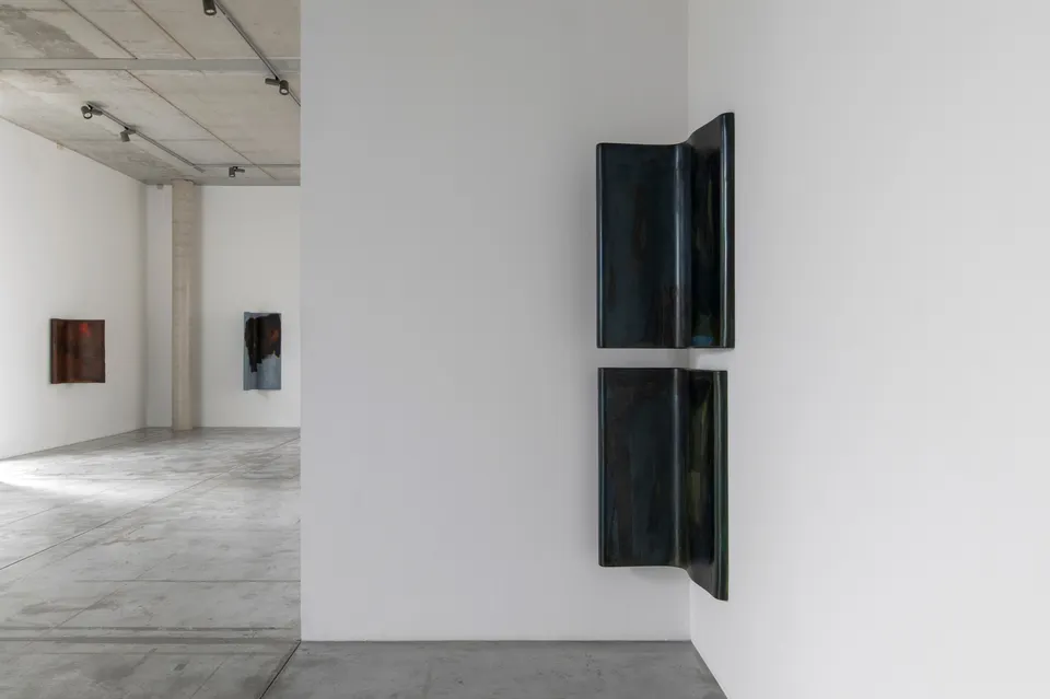 Charlotte vander Borght, Installation view of “Melody Lanes” at Baronian Gallery
