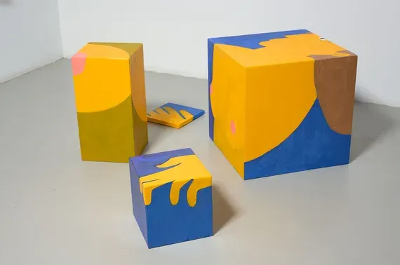 Susan Weil, Untitled (Parts Afloat)