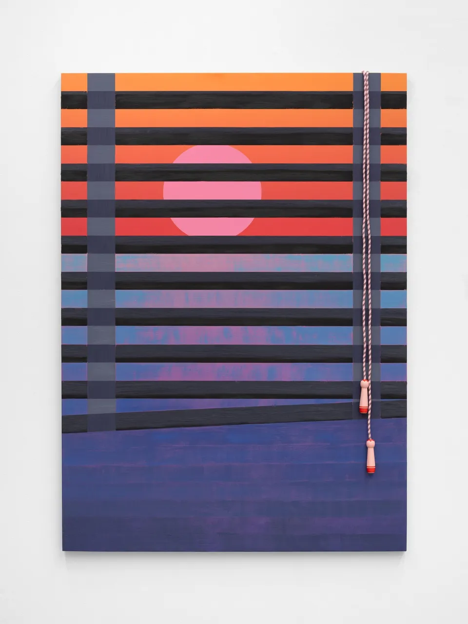 Rob Pruitt, Caribbean Vacation Noir (sunset)
