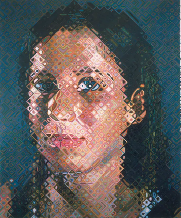 CHUCK CLOSE, Maggie