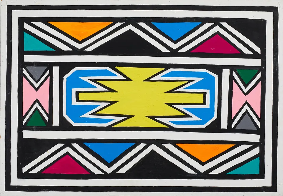 Dr. Esther Mahlangu, Ndebele Abstract