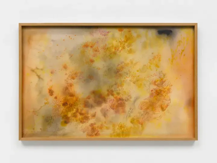 MARGUERITE HUMEAU, Ghost map III, I drew: the darkness of an industrial past, eroded soils, memory of the golden light