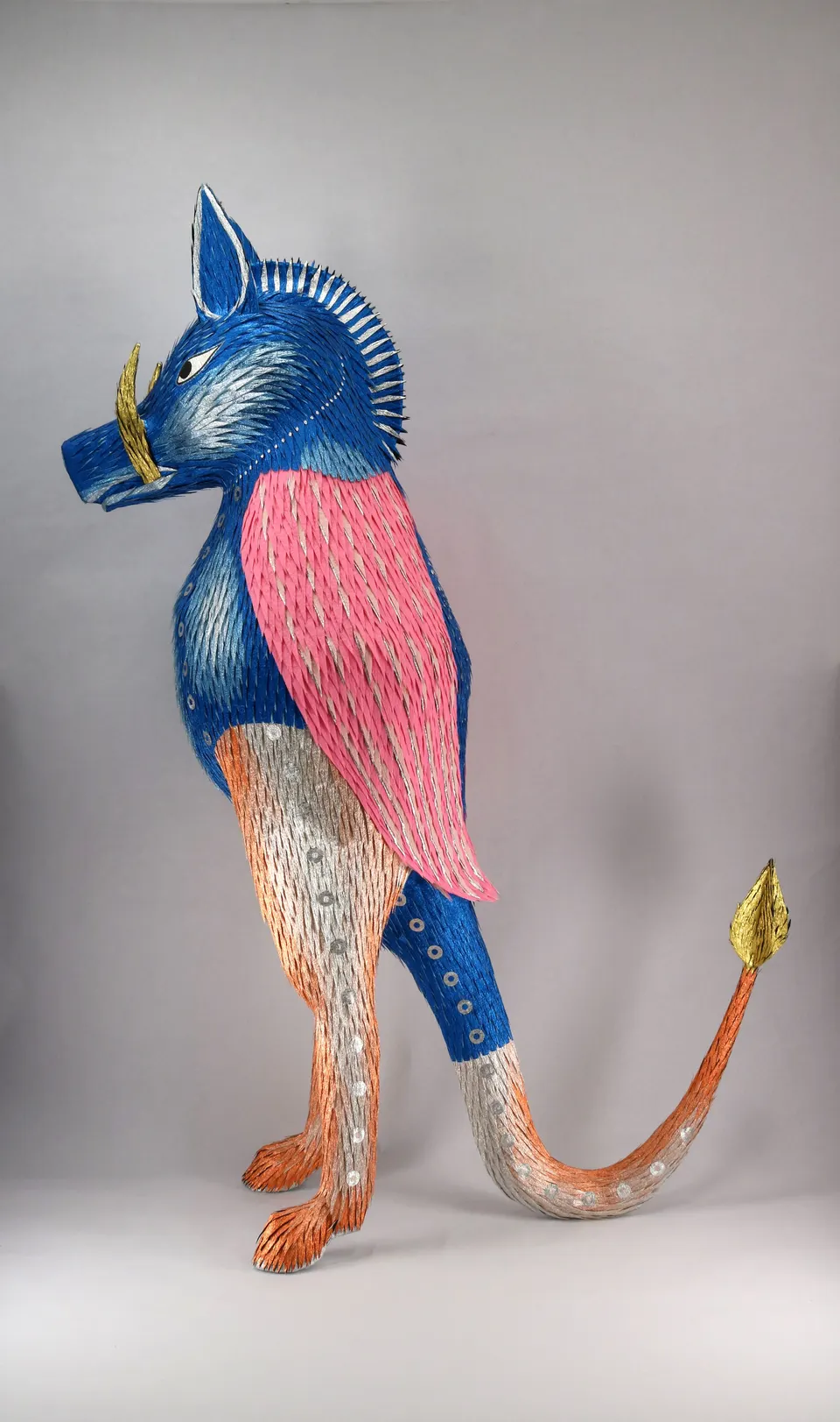 Roberto Benavidez, Illuminated Piñata No. 14 (Javelina Girl)
