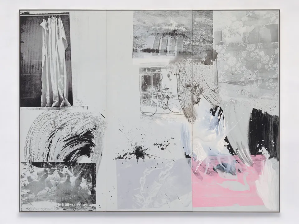 ROBERT RAUSCHENBERG, Easter Lake (Galvanic Suite)