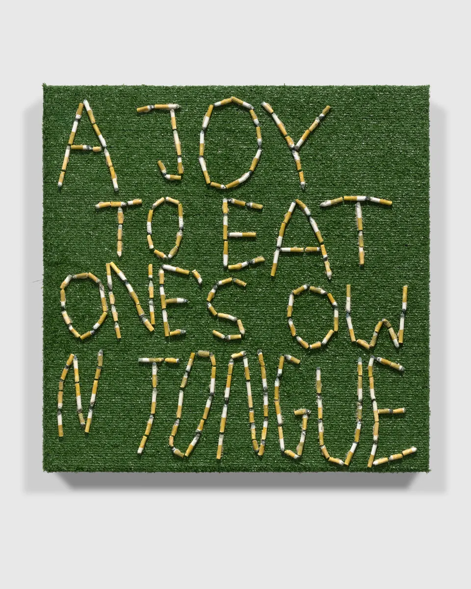 Joseph Tisiga, A joy to eat one's own tongue