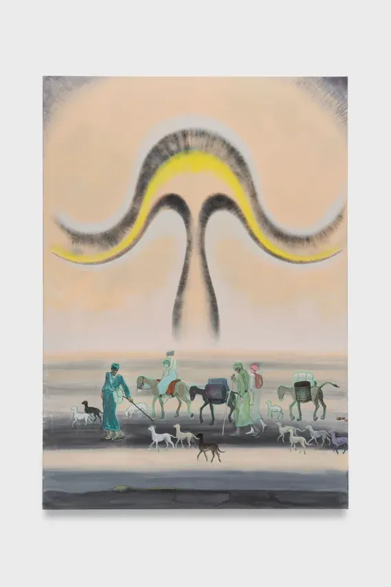 Charles Avery, Untitled (Desert Goers with Eidolon)