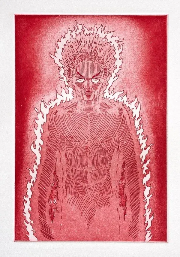 Alex Jackson, Self Portrait as an Earthgrazer (Self Portrait as Tetsuo) (For Otomo)