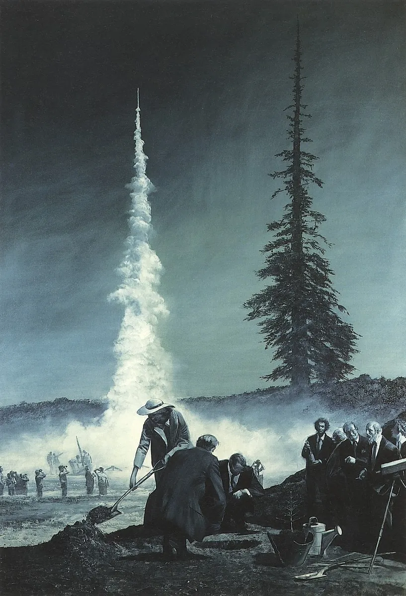 Mark Tansey, Achilles and the Tortoise