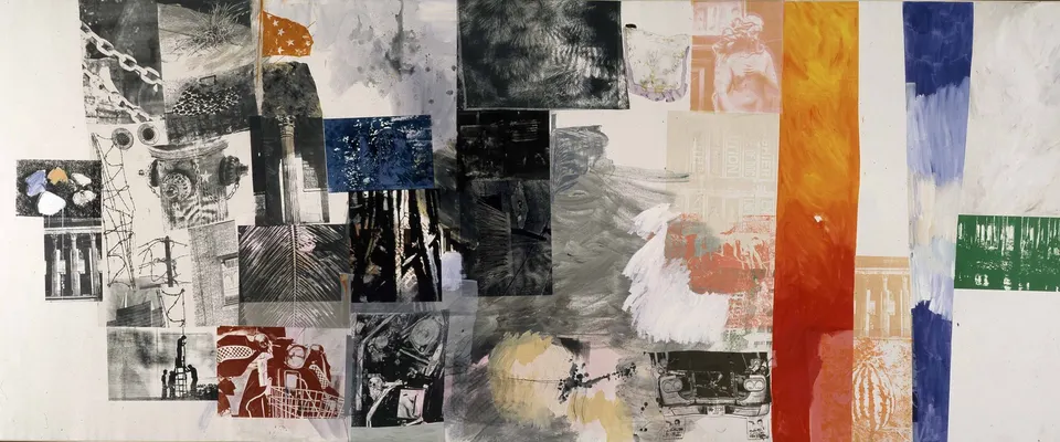 ROBERT RAUSCHENBERG, Colonnade (Salvage)