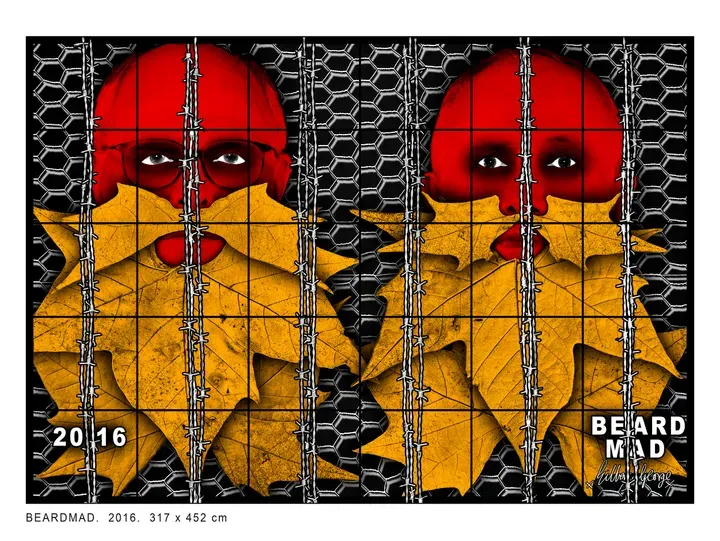 GILBERT AND GEORGE, BEARD MAD