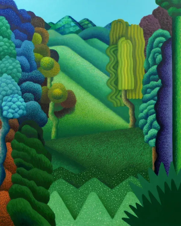 Xie Fan, Heightened Emerald Hillside