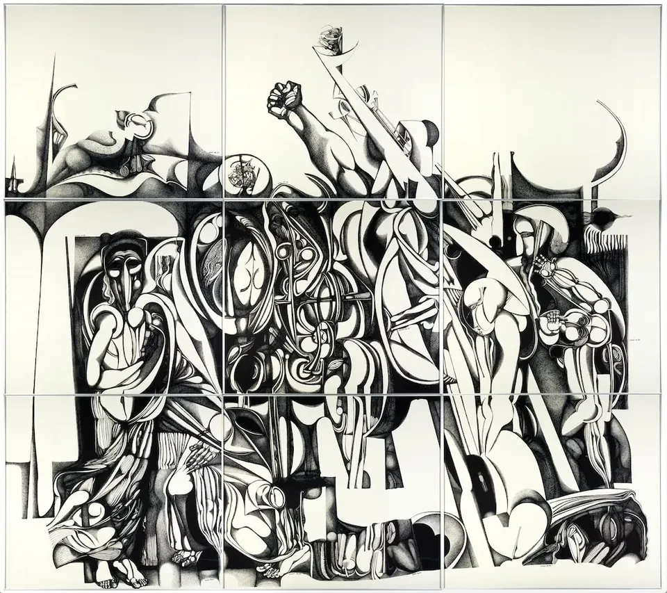 Ibrahim El-Salahi, The Inevitable | Collection Herbert F. Johnson Museum of Art