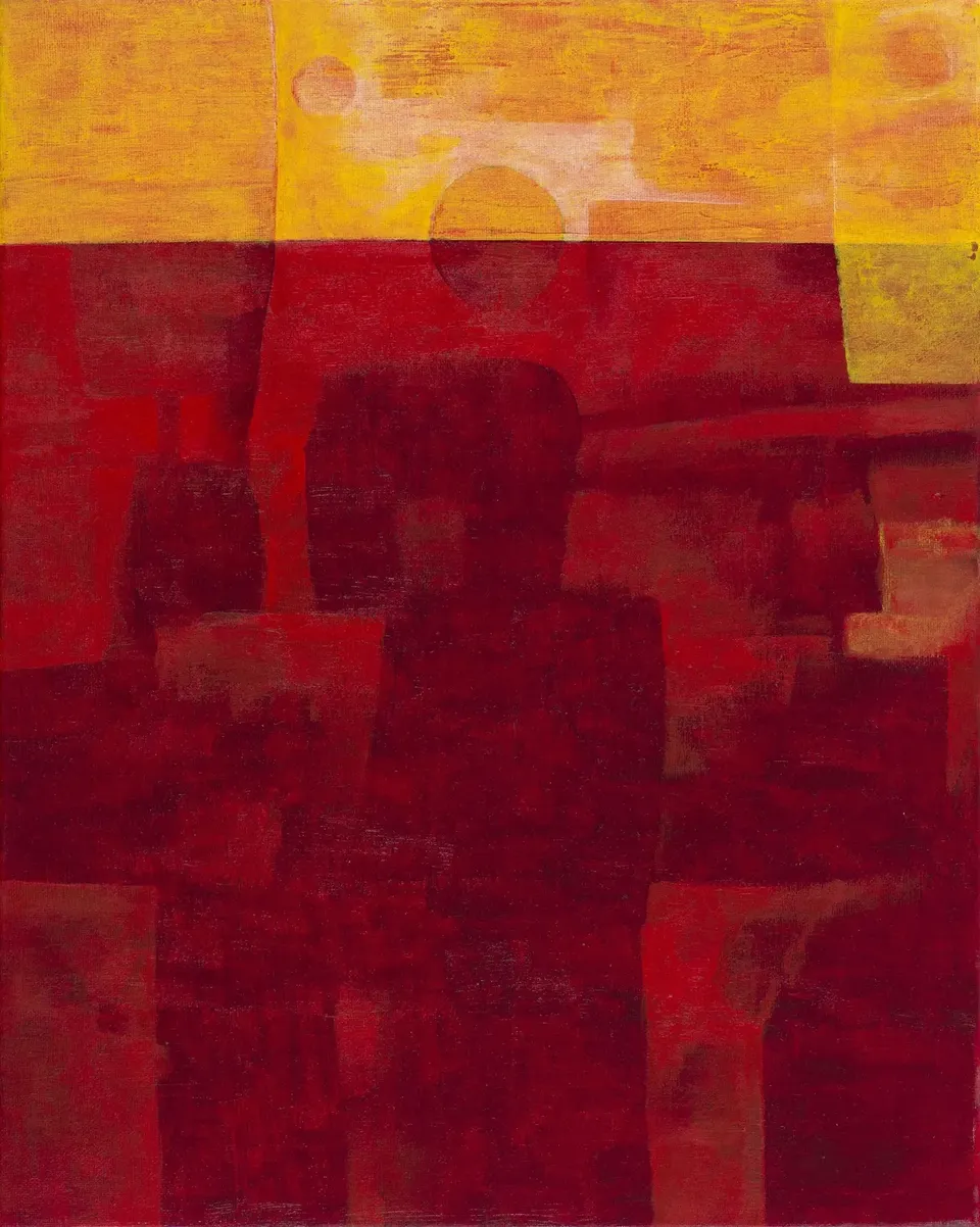 Ibrahim El-Salahi, Figure in Red