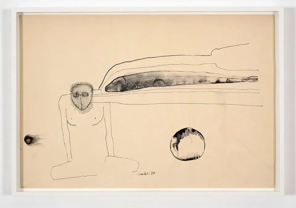 Ibrahim El-Salahi, By His Will, We Teach Birds How to Fly No. 2