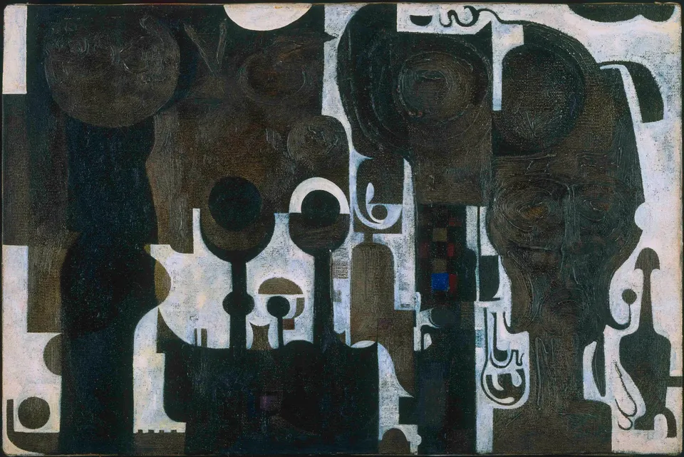 Ibrahim El-Salahi, Mosque | Collection Museum of Modern Art