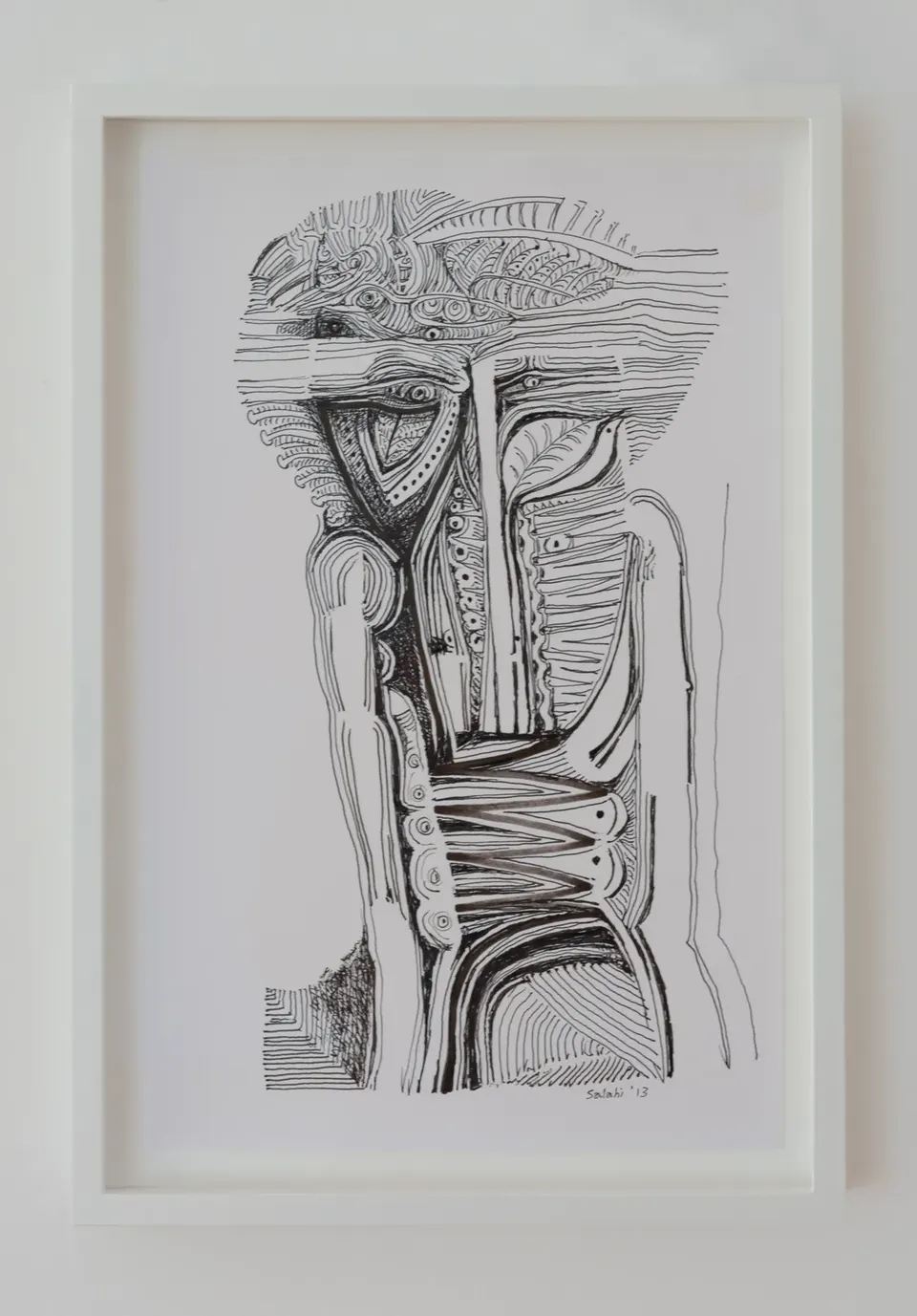 Ibrahim El-Salahi, Black and White Notebook
