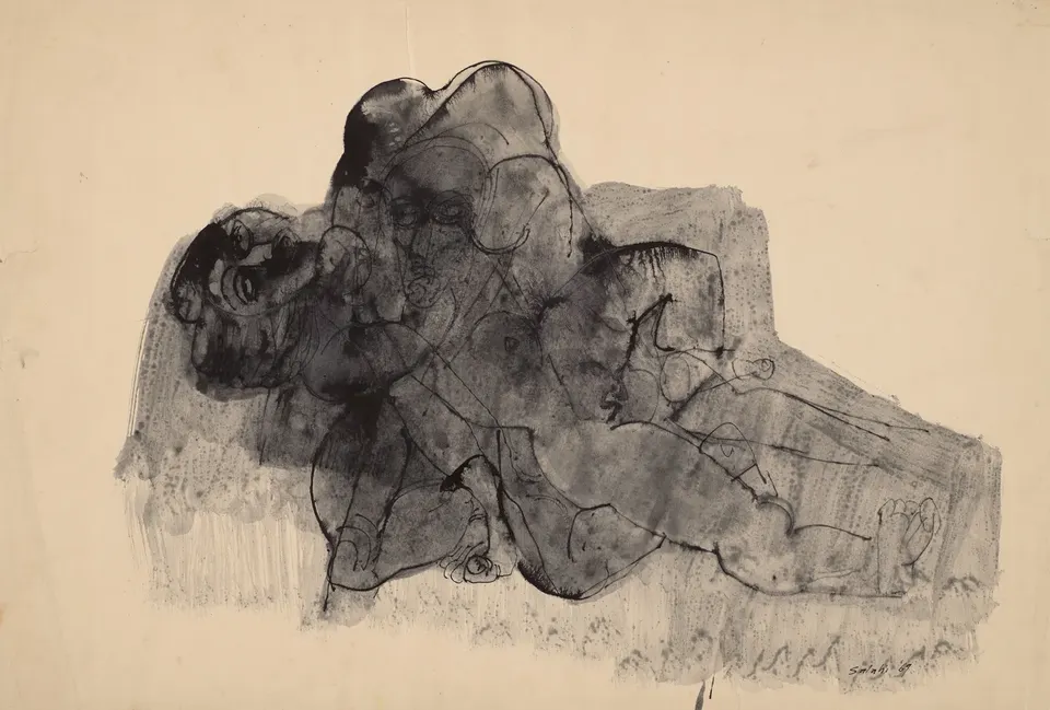 Ibrahim El-Salahi, Untitled
