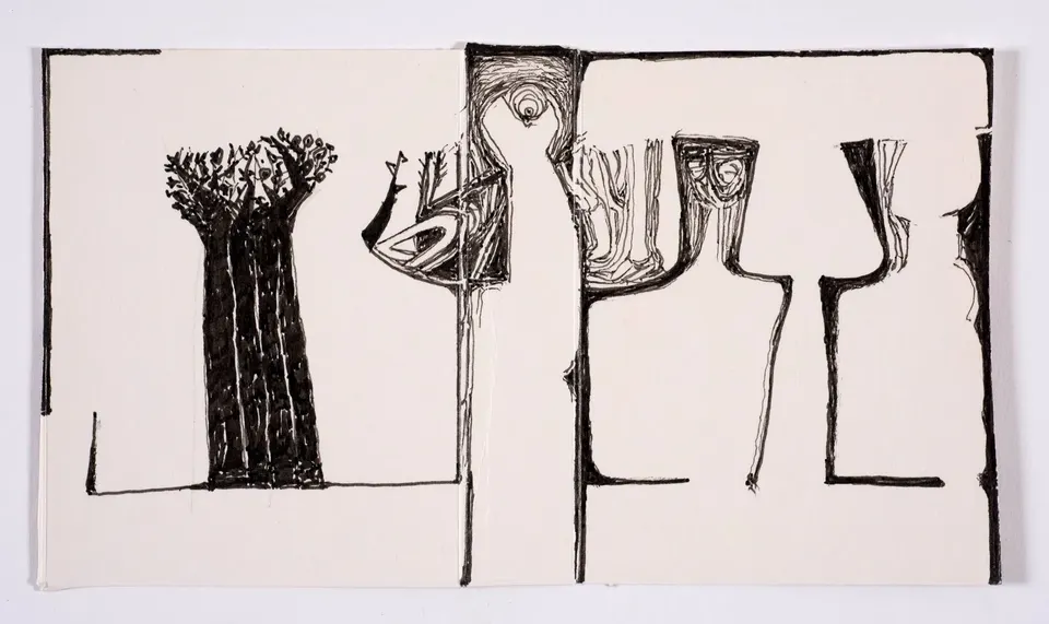 Ibrahim El-Salahi, Pain Relief Drawing