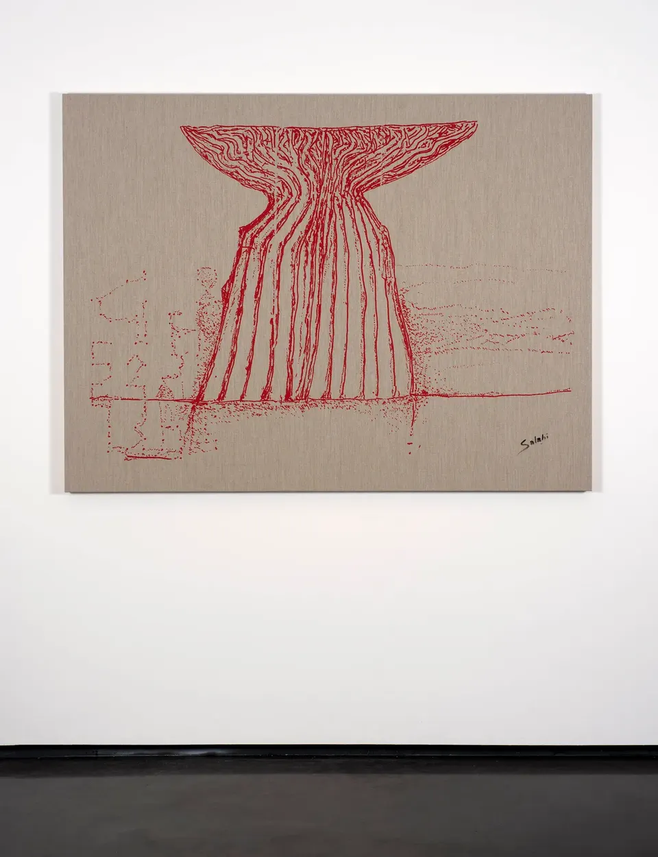 Ibrahim El-Salahi, Pain Relief  - V04268 | Collection Smithsonian National Museum of African Art