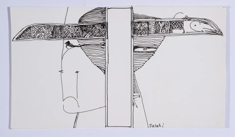 Ibrahim El-Salahi, Behind the Mask | Collection Tate Modern