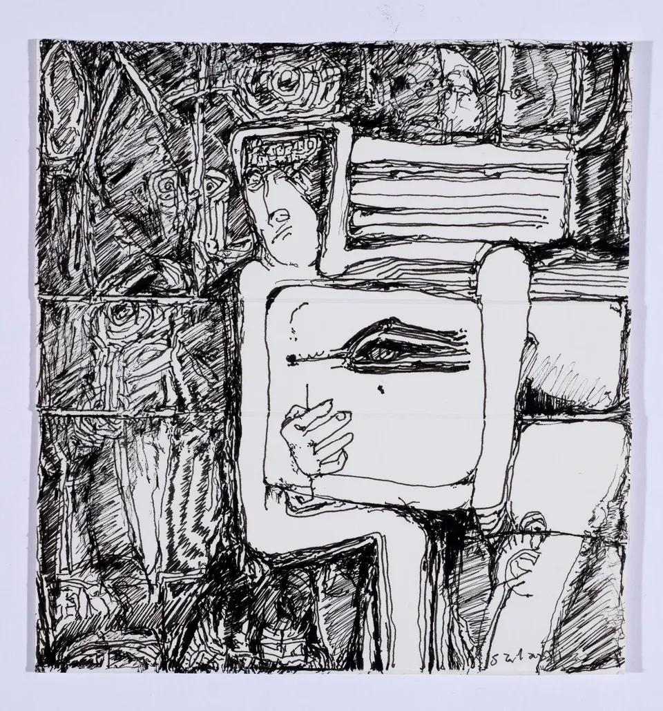 Ibrahim El-Salahi, Behind the Mask | Collection Tate Modern