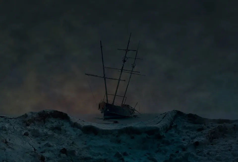 Scott McFarland, Untitled #2 (Night Ship)