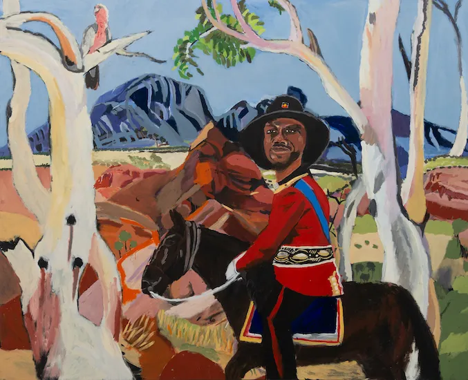 Vincent Namatjira OAM, Royal self-portrait