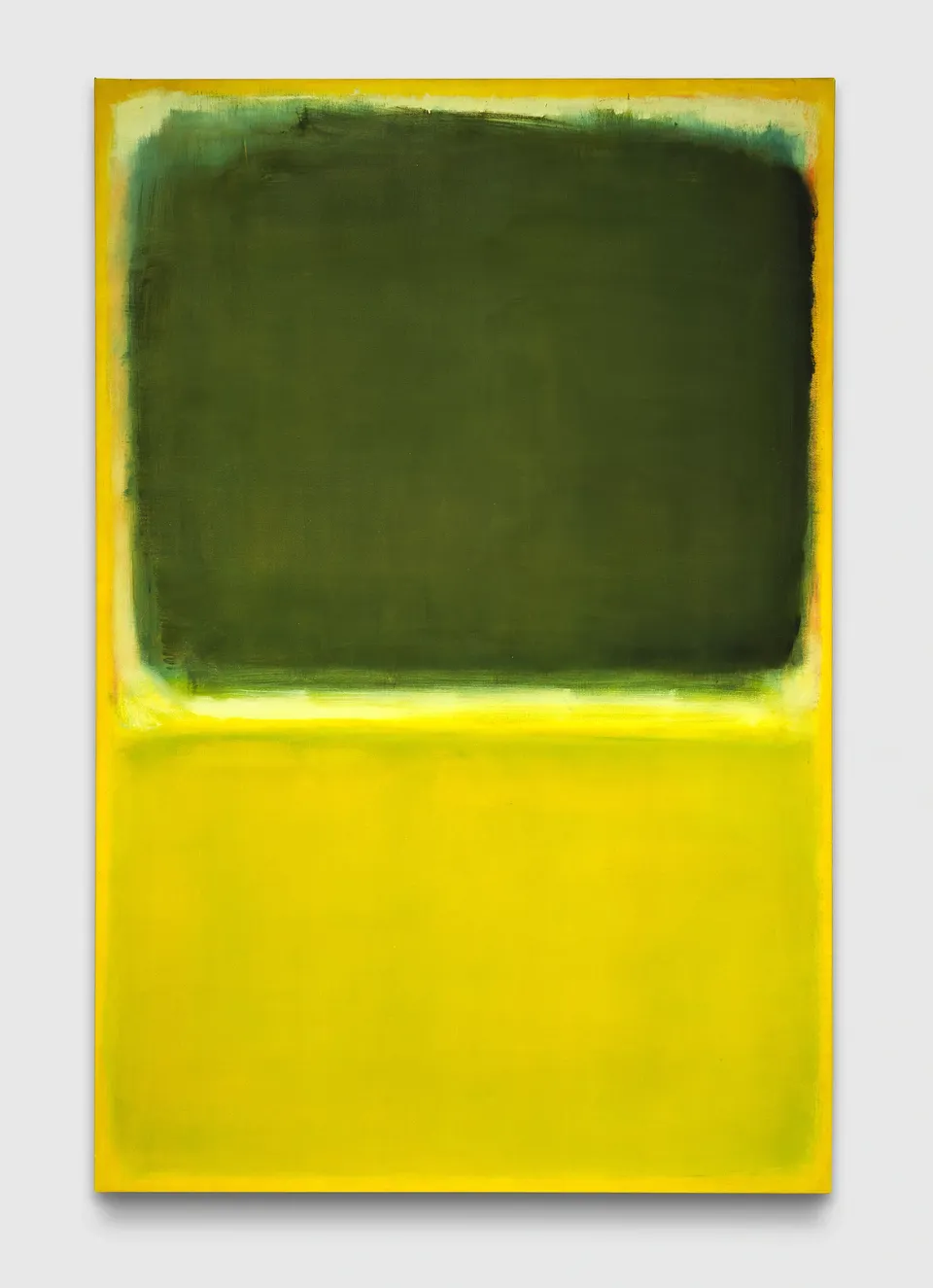 Mark Rothko, No. 16 [?] {Green, White, Yellow on Yellow}
